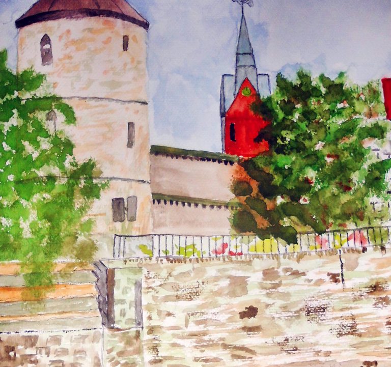 Von der Fotografie zur Aquarellmalerei