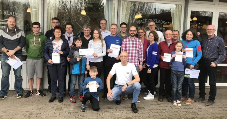 Sportabzeichenvergabe  beim  SV Wacker Osterwald