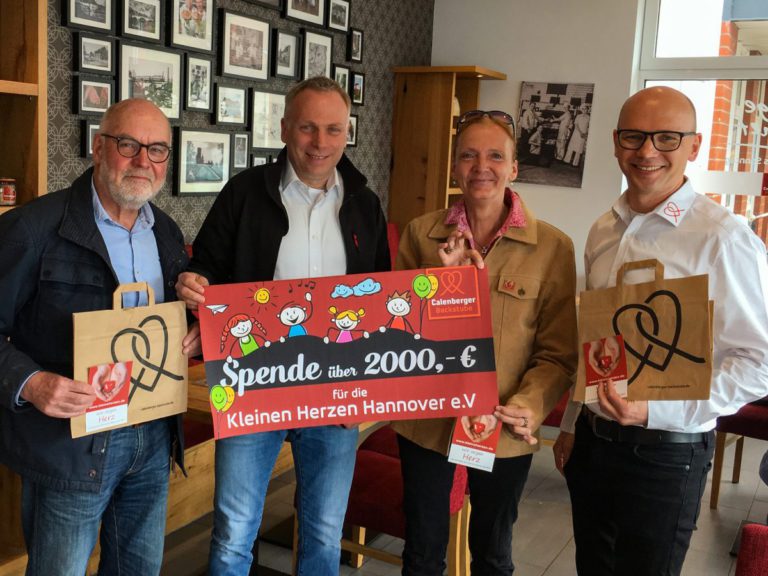 Herzliche Tüte bringt Unterstützung für „Kleine-Herzen-Hannover e.V.“