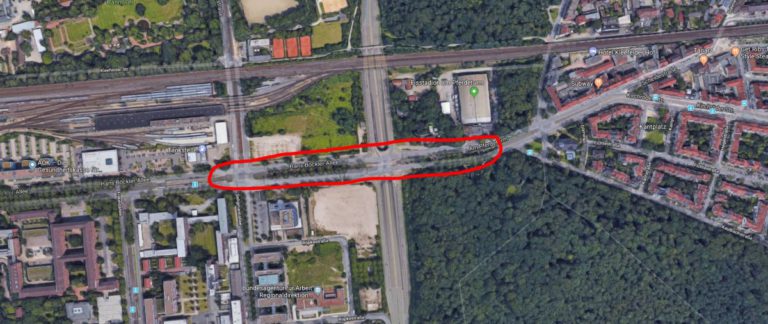 Baustelle Hans-Böckler-Allee: Anpassung der Verkehrsführung