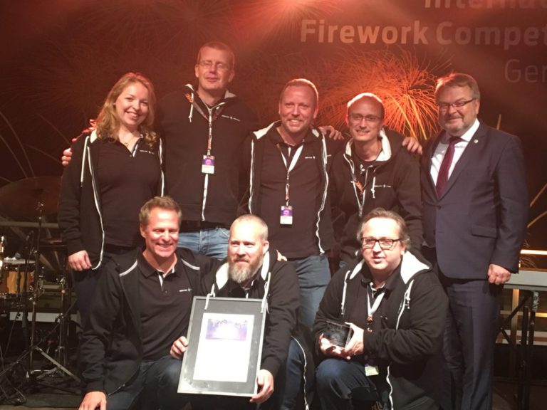 Norwegen gewinnt den Internationalen Feuerwerkswettbewerbs 2018