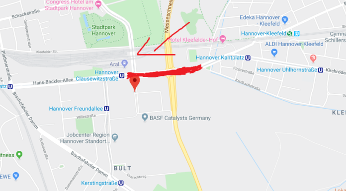 Hans-Böckler-Allee: Verbreiterung der Einmündung Seligmannallee