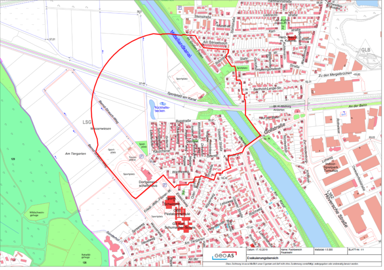 Bombenfund in Hannover-Anderten! Betroffen von der Evakuierung sind