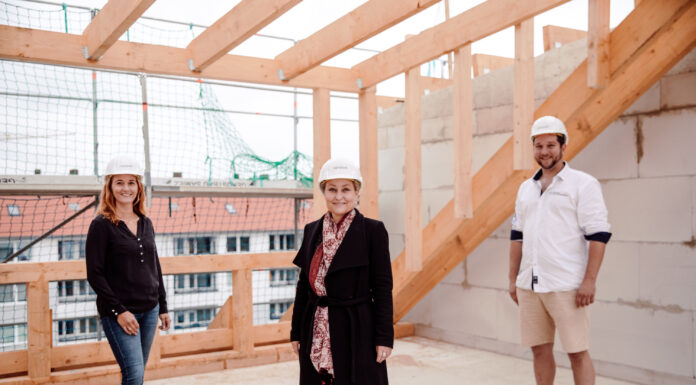 Richtfest: Vonovia baut 44 neue Wohnungen in Leinhausen