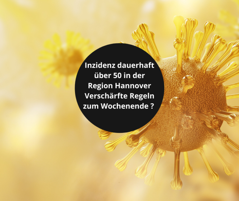 Zum Wochenende könnten in der Region Hannover wieder schärfere Corona-Regeln in Kraft treten