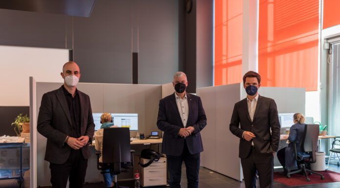 Eröffnung des Gemeinschaftsprojekts mit Steffen Krach, Belit Onay und Mirko Heuer