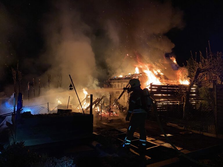 Laubenbrand im Heideviertel