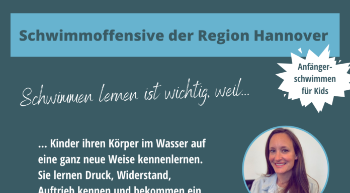 Erste Erfolge der Schwimmoffensive Hannover – Mehr als 1.000 Kinder lernen seit 2 Monaten schwimmen, Unterstützer*innen-Kampagne startet
