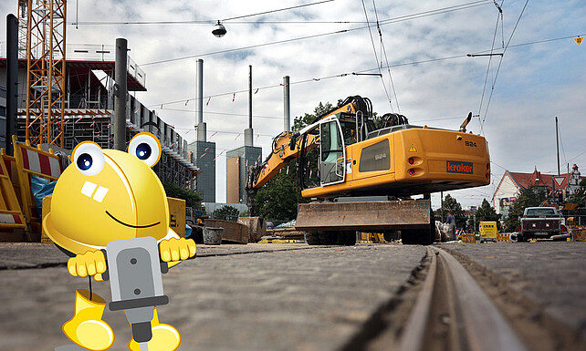 Stadtbahnlinie 10: Umfangreiche Bauarbeiten sorgen für mehrwöchigen Ersatzverkehr mit Bussen