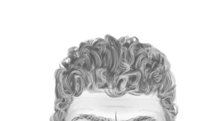 Polizei sucht mit Phantom-Zeichnung nach Räuberpaar aus Hannover-Burg Gesuchter Mann. Phantombild Polizei Hannover