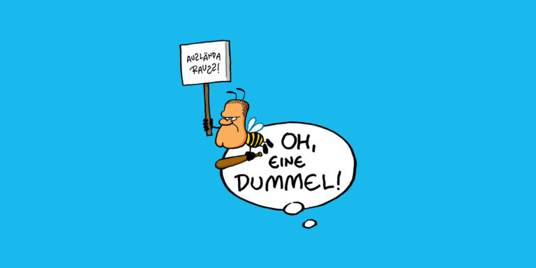 Oh, eine Dummel! – Rechtsextremismus und Menschenfeindlichkeit in Karikatur und Satire, Kunsthalle Faust