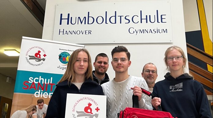 Humboldtschule in Hannover startet DRK-Schulsanitätsdienst