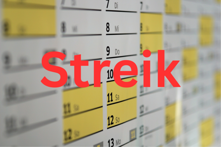 Themenfoto: Streikkalender