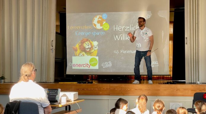 Lernerlebnis Energie sparen an der Grundschule Marienwerder am 8.5.2023