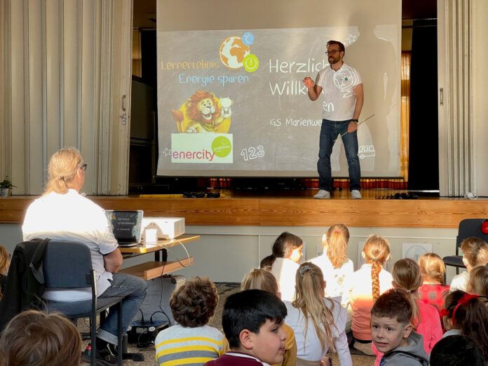 Lernerlebnis Energie sparen an der Grundschule Marienwerder am 8.5.2023