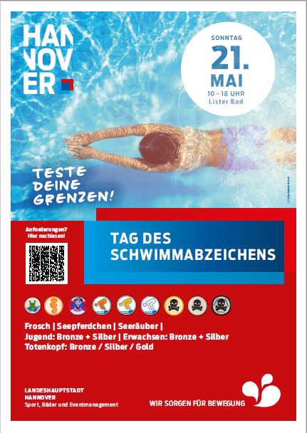 21. Mai 2023: Tag des Schwimmabzeichens im Lister Bad