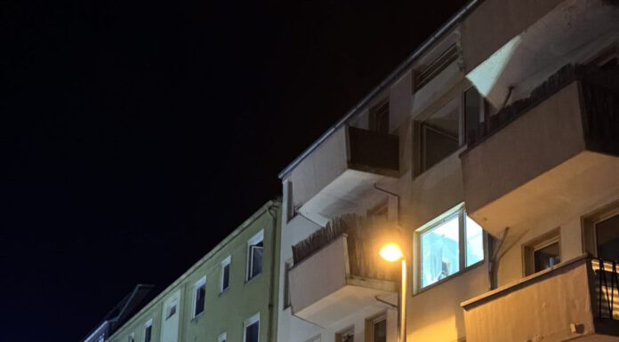 Verpuffung in Wohngebäude in de Nacht zum 18.07.2023 in Hannover-List