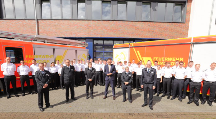 Feuerwehr Hannover: Neue Ausbildungsjahrgänge gestartet