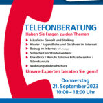 Infotelefon der Polizei Hannover am 21. September 2023