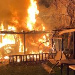 Laubenbrand in Herrenhausen in der Kleingartenkolonie "Berggarten": Gartenhaus brannte nahezu vollständig aus