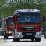 Brand in der DHL-Zustellbasis in Hannover-Nordstadt