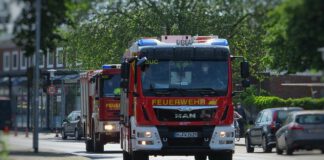 Brand in der DHL-Zustellbasis in Hannover-Nordstadt