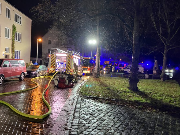 Kellerbrand in Hannover-Mittelfeld