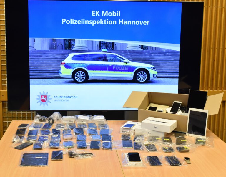 Ermittlungserfolg der Polizei Hannover und Staatsanwaltschaft Hildesheim – Beschlagnahme von Diebesgut und Falschgeld
