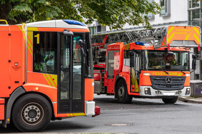 Feuer in IGS Büssingweg im Stadtteil Vahrenwald