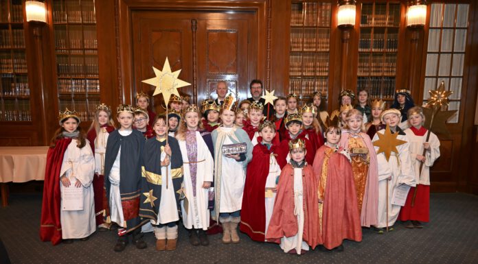 Sternsingen im Neuen Rathaus Hannover - Leitgedanke: „Gemeinsam für unsere Erde – in Amazonien und weltweit“