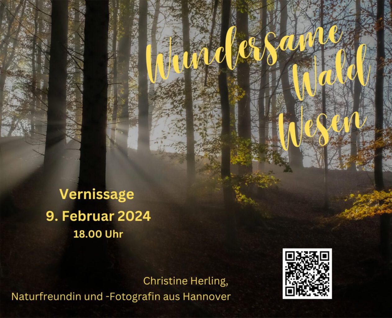 Fotoausstellung "Wundersame Waldwesen" im MHH- KunstGang - Vernissage am 9.02.