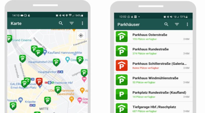 Neue App „Hannover Parken“ geht an den Start Neue App Hannover Parken geht an den Start
