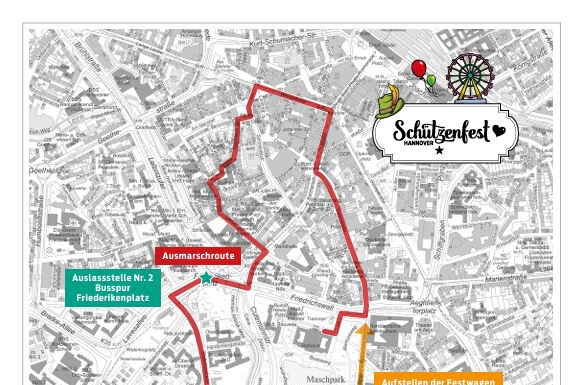 Schützenausmarsch in Hannover – Verkehrsbehinderungen am Sonntagvormittag erwartet Schützenausmarsch in Hannover - Verkehrsbehinderungen am Sonntagvormittag erwartet