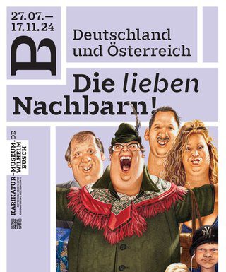 Über Piefkes und Ösis – Ausstellungseröffnung im Museum Wilhelm Busch: „Die lieben Nachbarn! Deutschland und Österreich“ Über Piefkes und Ösis - Ausstellungseröffnung im Museum Wilhelm Busch: „Die lieben Nachbarn! Deutschland und Österreich“