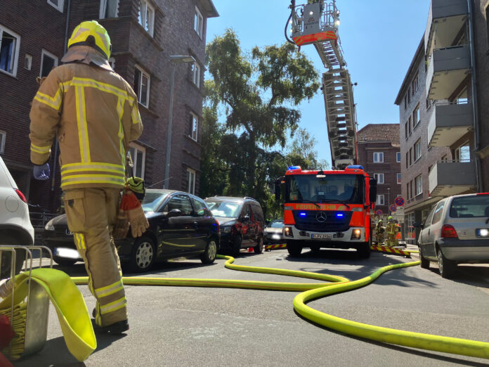 Zimmerbrand in der Südstadt