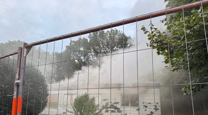 Feueralarm in Wülfel: Die alte Radrennbahn brennt schon wieder