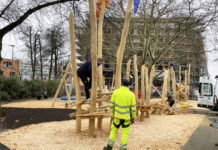 Erneuter Spielplatz am Jina-Mahsa-Amini-Platz in Linden: Ein Ort für Abenteuer und Spaß