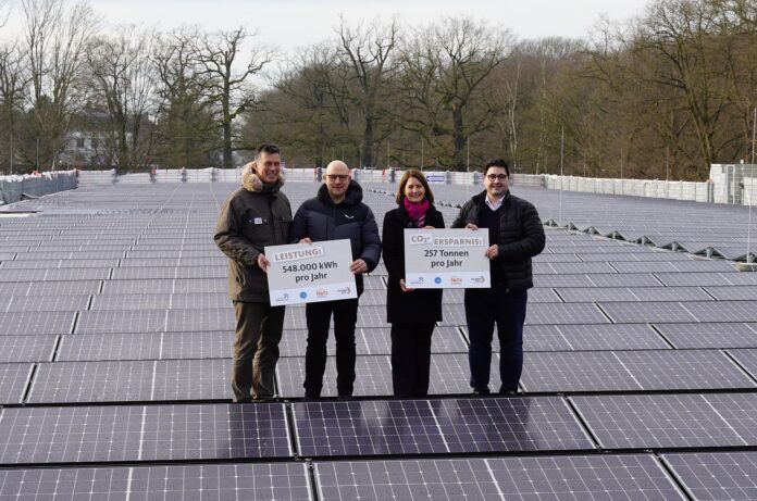 Nachhaltigkeit mit Sonnenkraft - Erlebnis-Zoo nimmt Photovoltaik-Anlage in Betrieb