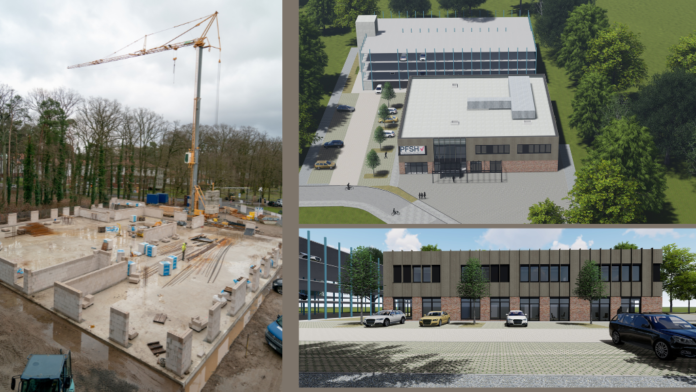 Moderne Pflegeausbildung in Garbsen und Hannover – Hahne Holding beginnt Neubau mit eigener Sporthalle.