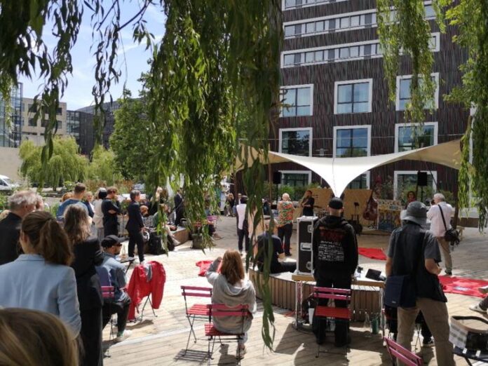Eröffnung der Sommer-Lounge auf dem Andreas-Hermes-Platz
