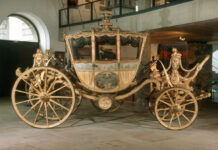 Die „Goldene Kutsche“ ist nun im Museum Schloss Herrenhausen zu sehen, bis das Historische Museum Hannover wiedereröffnet wird