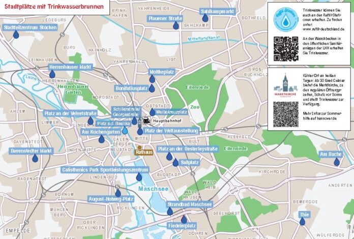 Die Stadt Hannover koordiniert Sommerhilfe für Obdachlose und bietet Trinkwasser bei Hitzewelle an. Unterstützung durch soziale Träger. Die Stadt Hannover koordiniert Sommerhilfe für Obdachlose und bietet Trinkwasser bei Hitzewelle an. Unterstützung durch soziale Träger