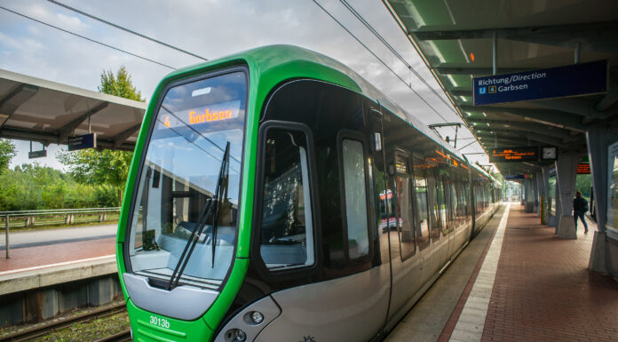 Der Weichenaustausch am Stadtbahnendpunkt der Linie 3 wird verschoben und findet nun im November statt
