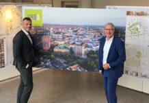 Die Ausstellung zeigt die Siegerentwürfe für das neue Innenstadtquartier Urban.Q und informiert über die nächsten Schritte des Projekts