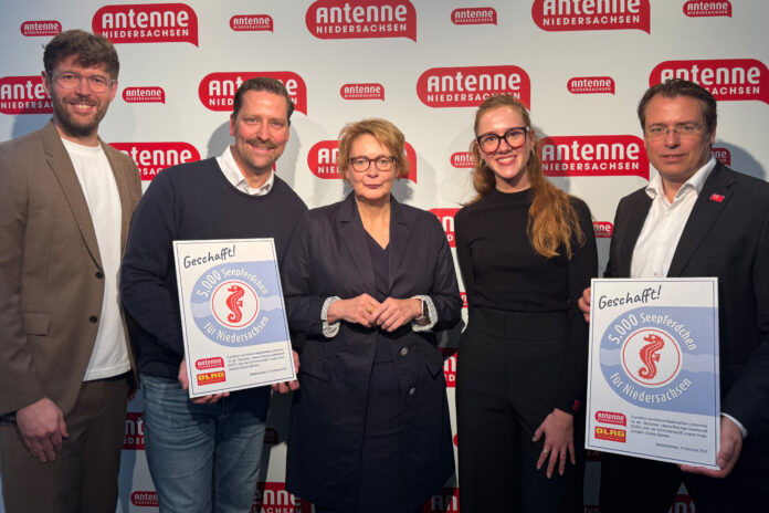 Nach drei Monaten Bilanz wurde deutlich: 5.000 Seepferdchen durch Aktion von Antenne Niedersachsen und DLRG zum Schwimmenlernen