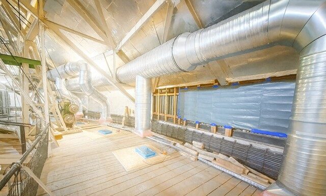 Frische Luft für die Zukunft – Modernisierung der Lüftungsanlage des Kuppelsaals Die Modernisierung der Lüftungsanlage sorgt für frische Luft für die Zukunft des Kuppelsaals und erhöht die Energieeffizienz