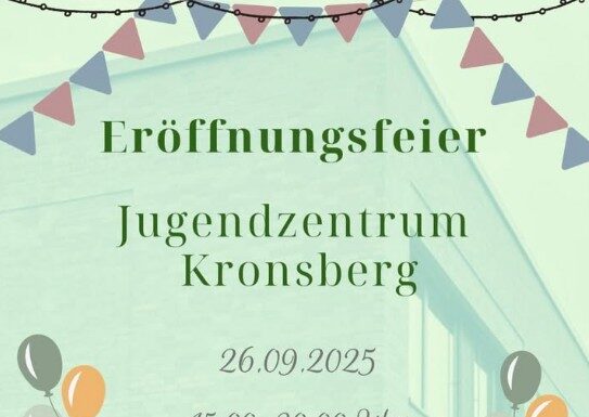 Die Bedeutung des Tag der offenen Kinder- und Jugendarbeit wird durch ein neues Jugendzentrum am Kronsberg unterstrichen