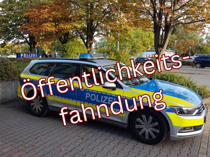 Die Polizei bittet um Mithilfe bei der Öffentlichkeitsfahndung: 48-Jährige vermisst und dringend auf Hilfe angewiesen