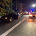 Ein Verkehrsunfall mit vier Fahrzeugen auf der A 37 sorgt für Verletzte und Stau. Rettungsdienst und Feuerwehr im Einsatz