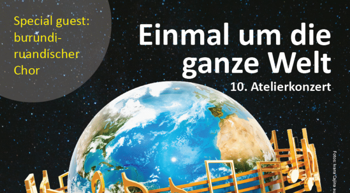 Einmal um die ganze Welt: Atelierkonzert mit Liedern aus Europa, Afrika und Amerika – Oper, Jazz und traditionelle Folklore